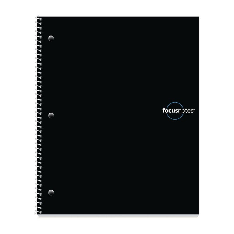 TOPS Oxford FocusNotes Note Taking System 1-Subject Notebook, 11 x 9 Inches, White, 100 Sheets (90223) - Black - Image 1
